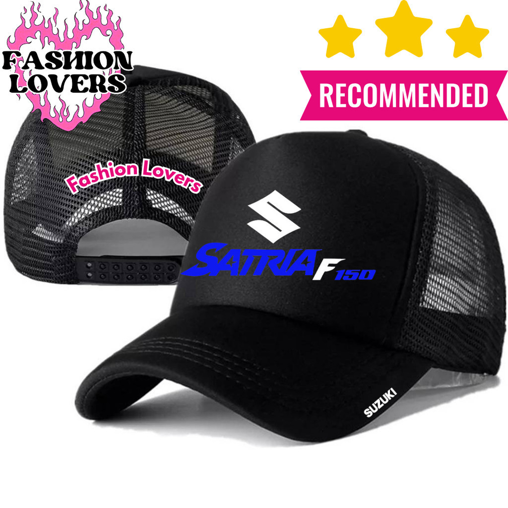 Fashion Loverz Topi Trucker SATRIA F - Topi Distro SATRIA FU Logo - Topi SATRIA F Premium - Topi Pri
