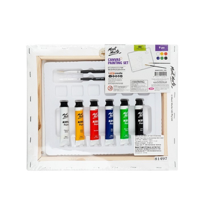 

OH!SOME - MONT MARTE Coloring Painting Canvas Set Lukis Gambar Anak DIY