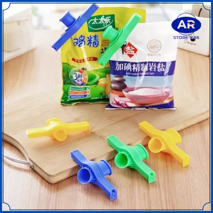 

AR Klip Segel Plastik Penutup Makanan / Clip Penjepit Kemasan Snack Serbaguna / Klip Snack Makanan Bumbu / Sealing Clip