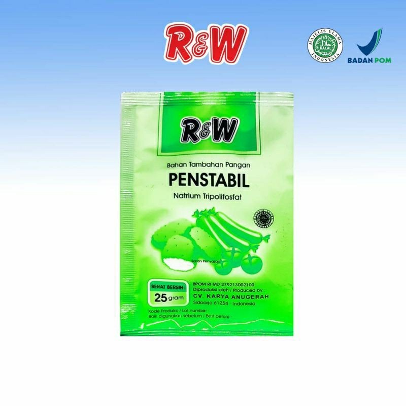 

Rajawali Pengenyal / Penstabil Makanan R&W 25gr