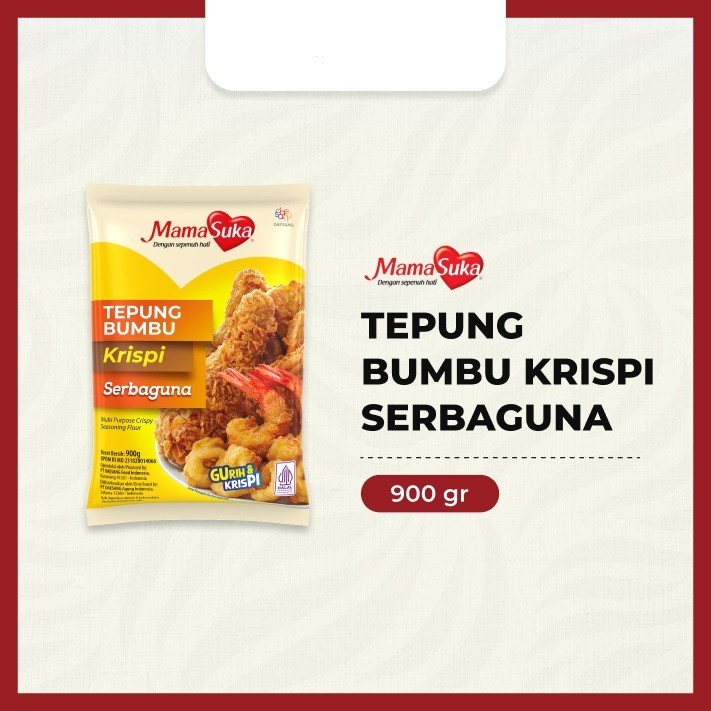 

✨ TOMOTOSTORE ✨ MAMASUKA Tepung Bumbu Krispi Serbaguna 900 gr