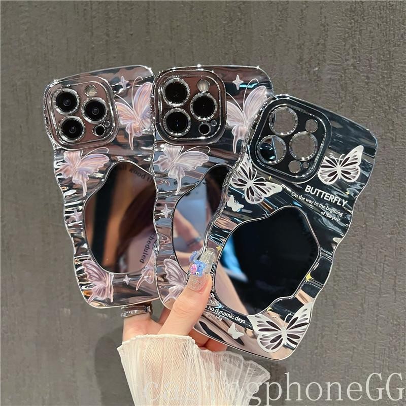 Casing for compatible for IPhone 15 14 13 12 11 Pro Max 8 7 Plus IPhone Xs Max XR X XS  Kupu-kupu Me