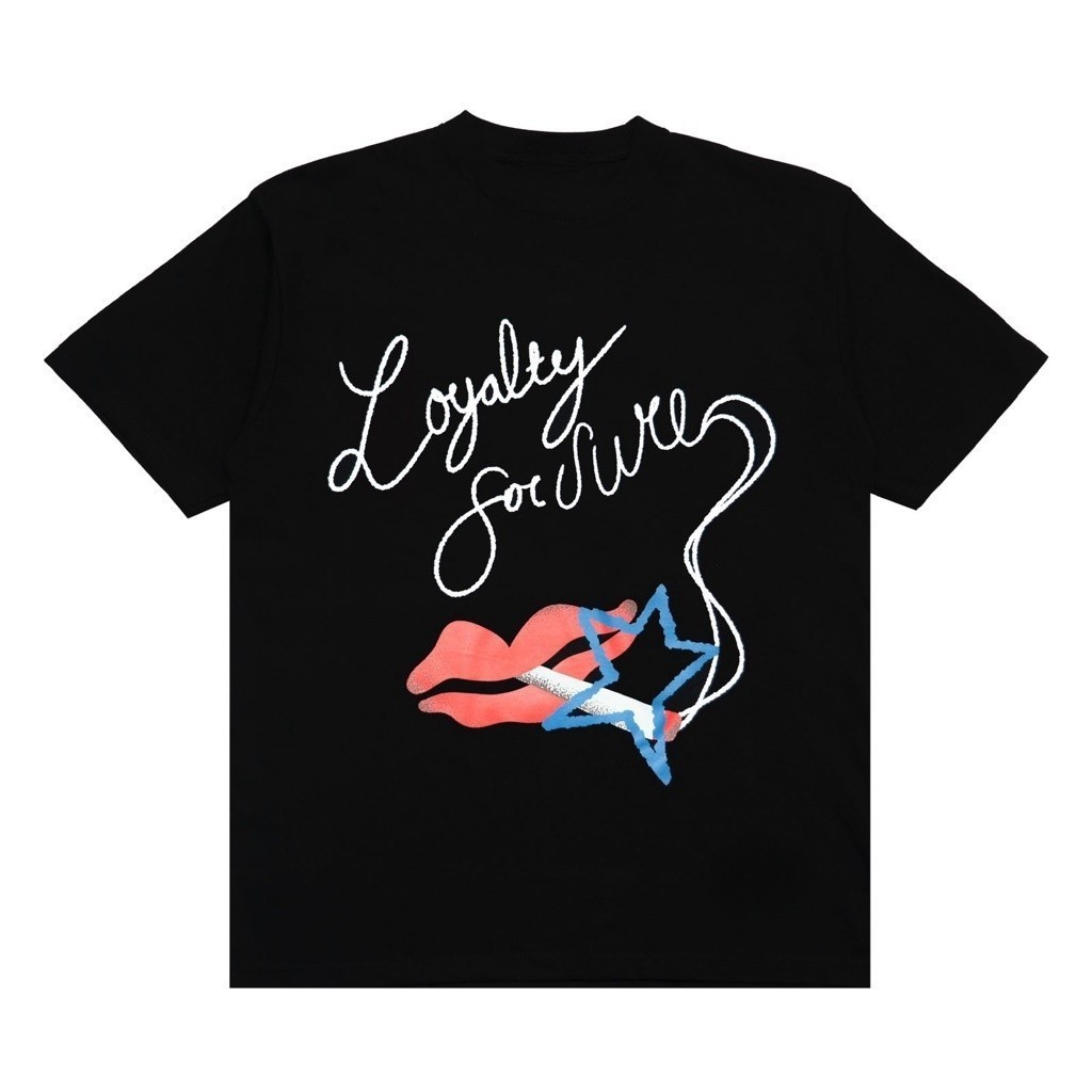 【COD】 【COD】 LIPS LOYALTY Fashion Tee KAOS