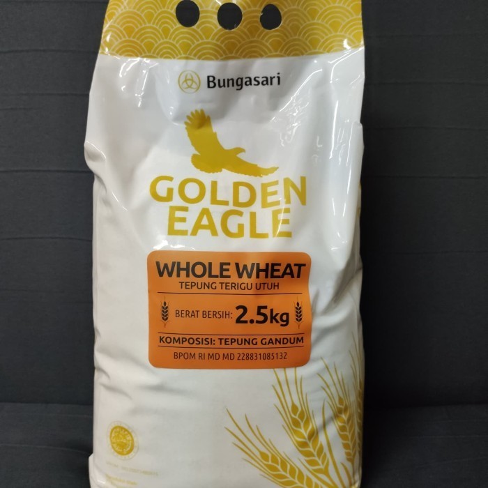 

TERJUAL Golden Eagle Whole Wheat / Tepung Gandum 2,5kg