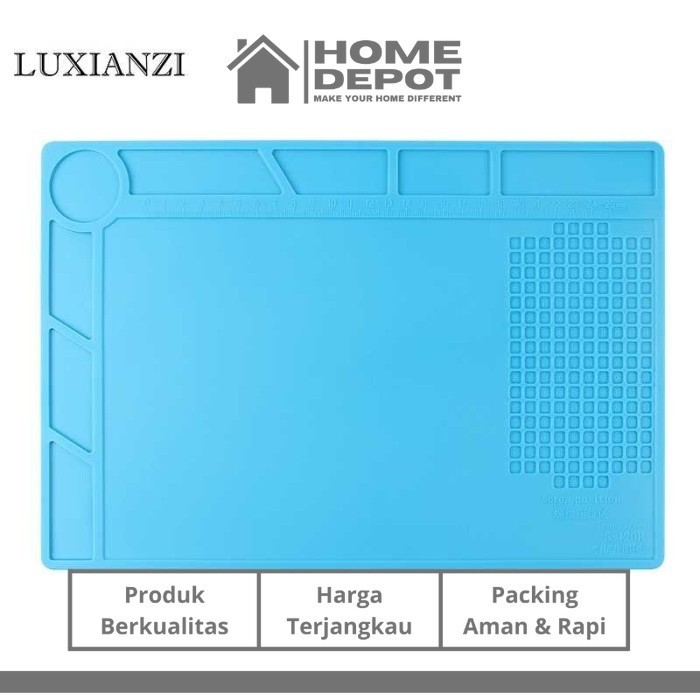 

Matras Solder Silicone Tahan Panas Heat Insulator 340 x 230 mm