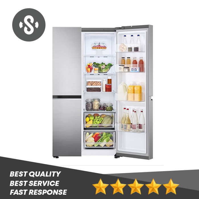 KULKAS LG GC-B257SLVL SIDE BY SIDE LINEAR INVERTER GCB257SLVL