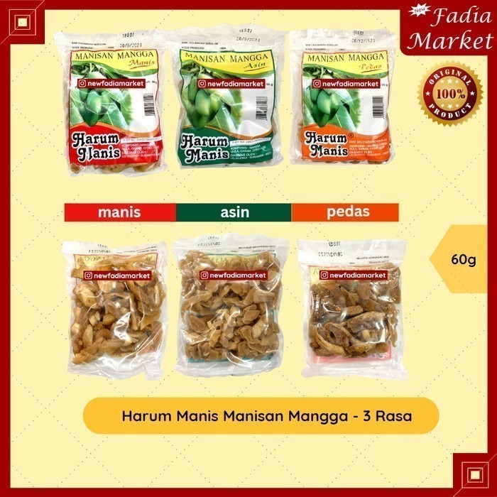 

Harum Manis Asinan Manisan Mangga Pencit Manis Asin Pedas 60g