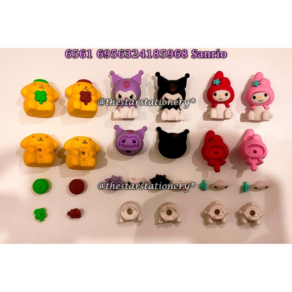 

(1 Biji) Penghapus Sanrio 6561 6956324185968 / Penghapus Boneka Sanrio Bongkar Pasang / Eraser 3D
