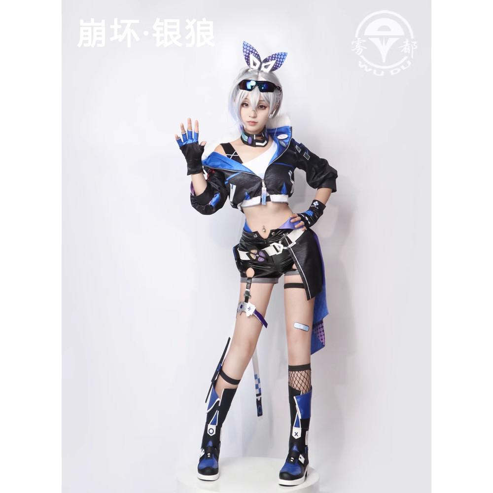 WAIFUKU - PO Silver Wolf Silverwolf HSR Honkai Star Rail Kostum Cosplay Costume Brand Wudu Iyungtoo