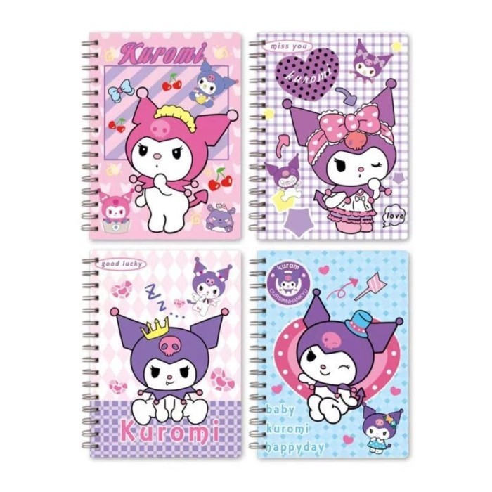 

Notebook Buku Tulis Sanrio 2 Small Spiral Anak Kuromi Sekolah Catatan Melody Kuromo Cinnamoroll