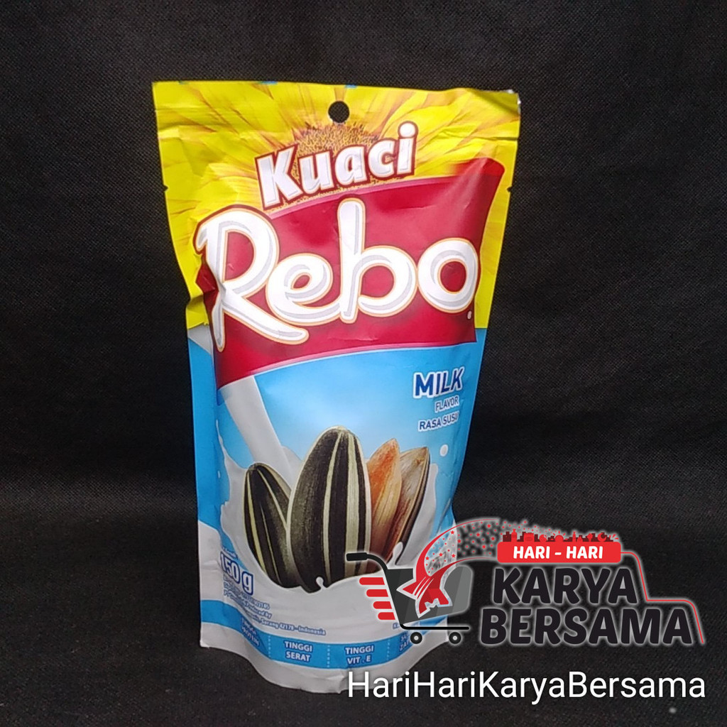 

KUACI REBO SUNFLOWER SEEDS MILK FLAVOUR POUCH 150GR