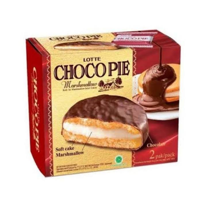 

Lotte ChocoPie 52gr marsmallow soft cake