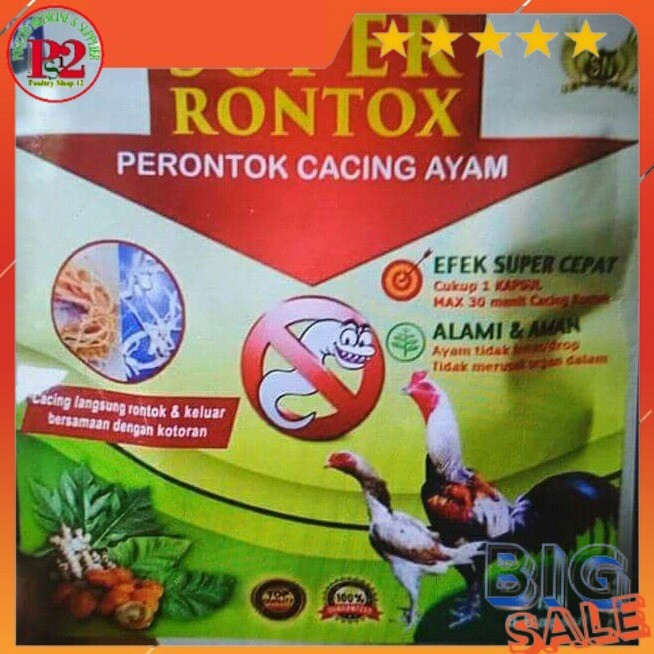 Super Rontok SN PEMBASMI CACING pada ayam Obat Cacing Ayam Bangkok