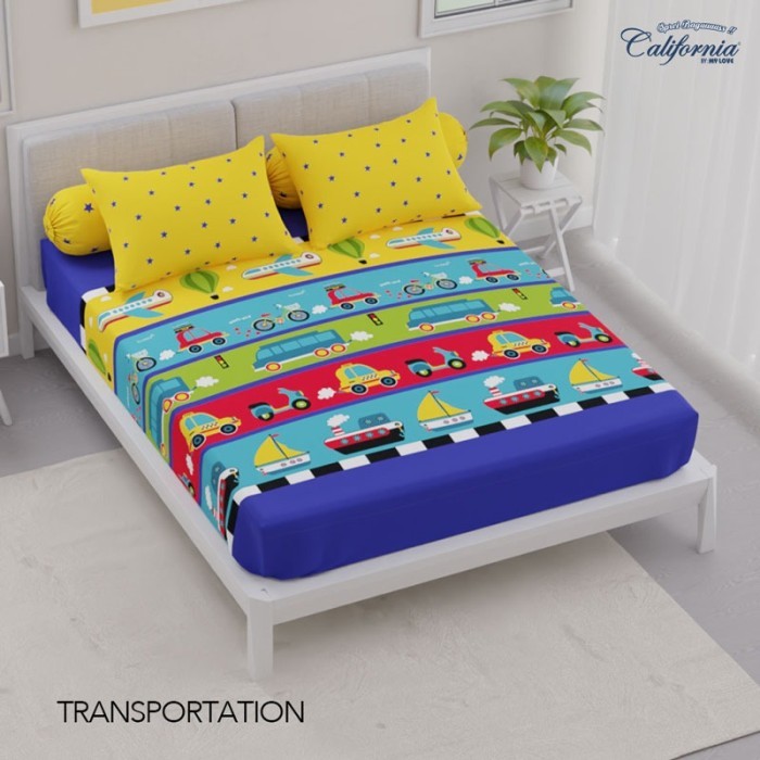 ✨TERLARIS ✨California - Terbaru Sprei King (180x200) Terlaris Anak Pilihan - Invaders