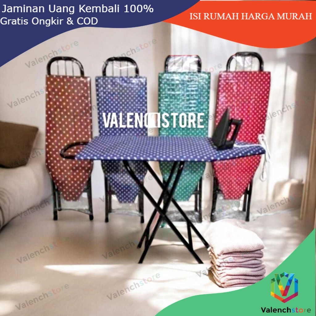 Meja Setrika / Meja Setrika Berdiri / Alas Setrika Berdiri Dan Duduk / Meja Setrika Lipat Besi