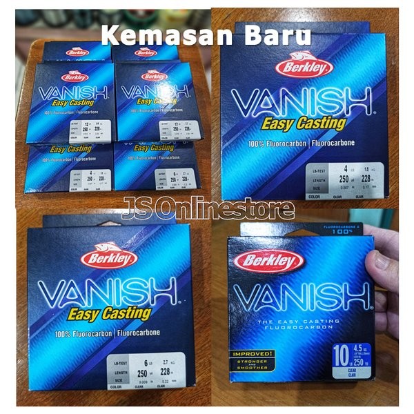 Senar Pancing Berkley Vanish 100 persen Fluorocarbon