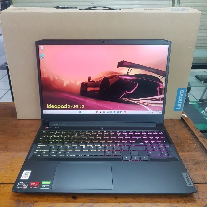 Lenovo Ideapad Gaming 3 Ryzen 5-5600H Ram 16GB 512GB GTX 1650 super muluss