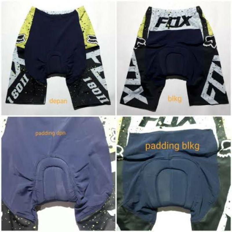 SEPEDA GOWES PADDING Celana Sepeda Gowes Panjang Ketat Padding Busa Bahan Lycra Spandek PADDING KETA