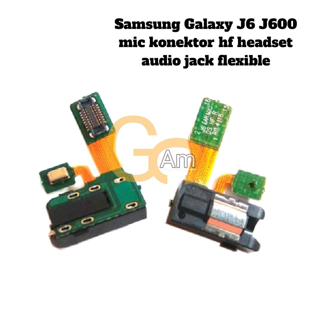 Samsung Galaxy J6 J600 mic konektor hf headset audio jack flexible