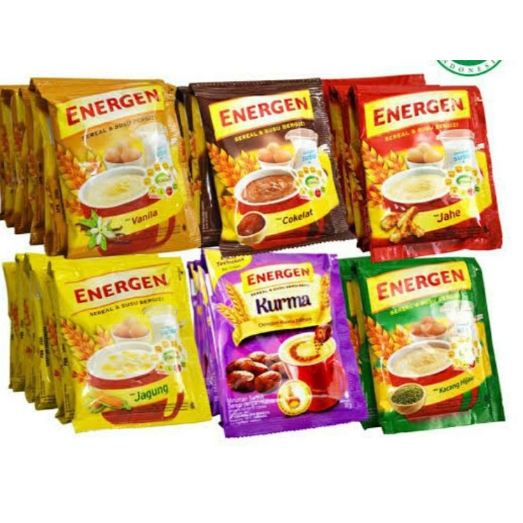 

Energen All Varian Eceran Per Renceng 32 Gram Isi 10 Pcs