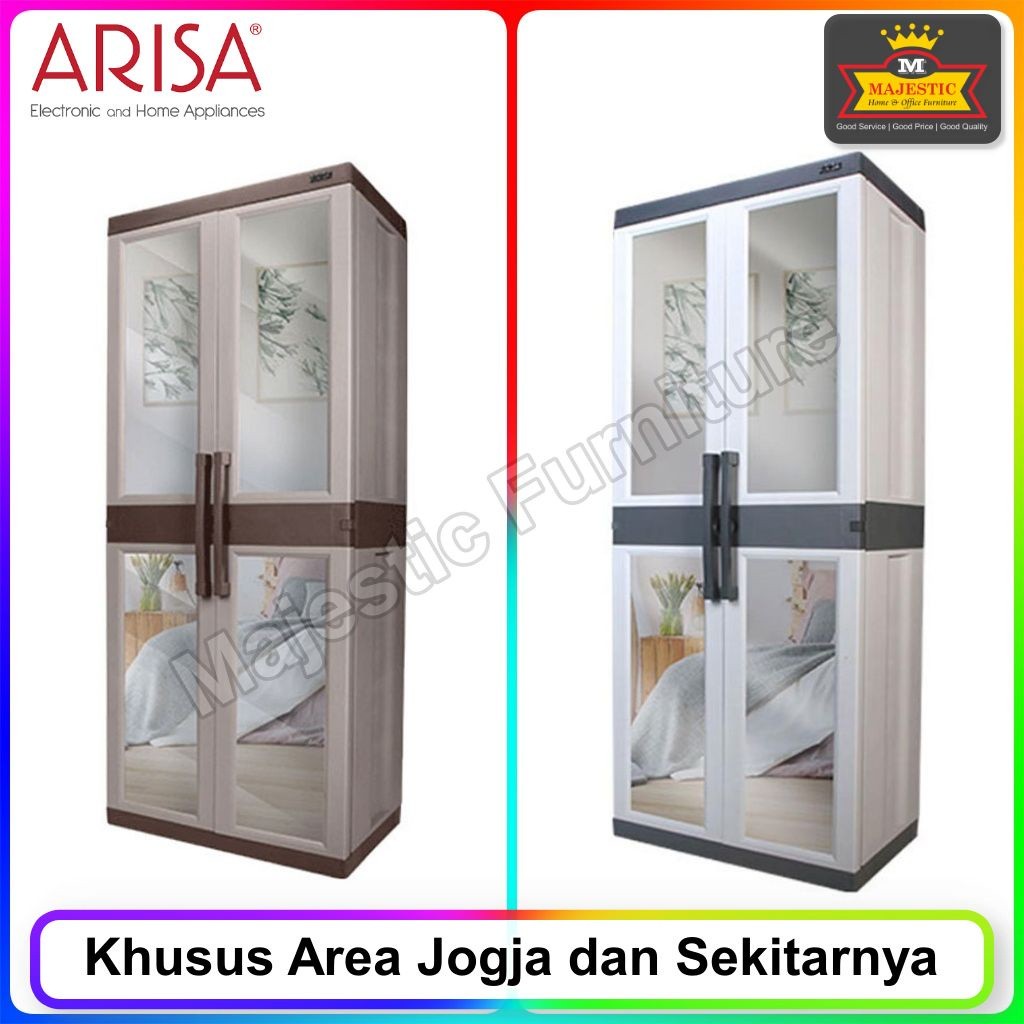 Lemari Pakaian Plastik Arisa CA 702A Gantung - Jogja