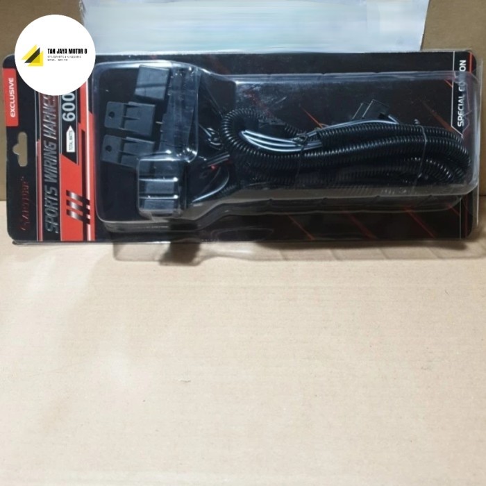 KABEL RELAY LAMPU 3 RELAY 2 LAMPU SOKET H4 GARTNER