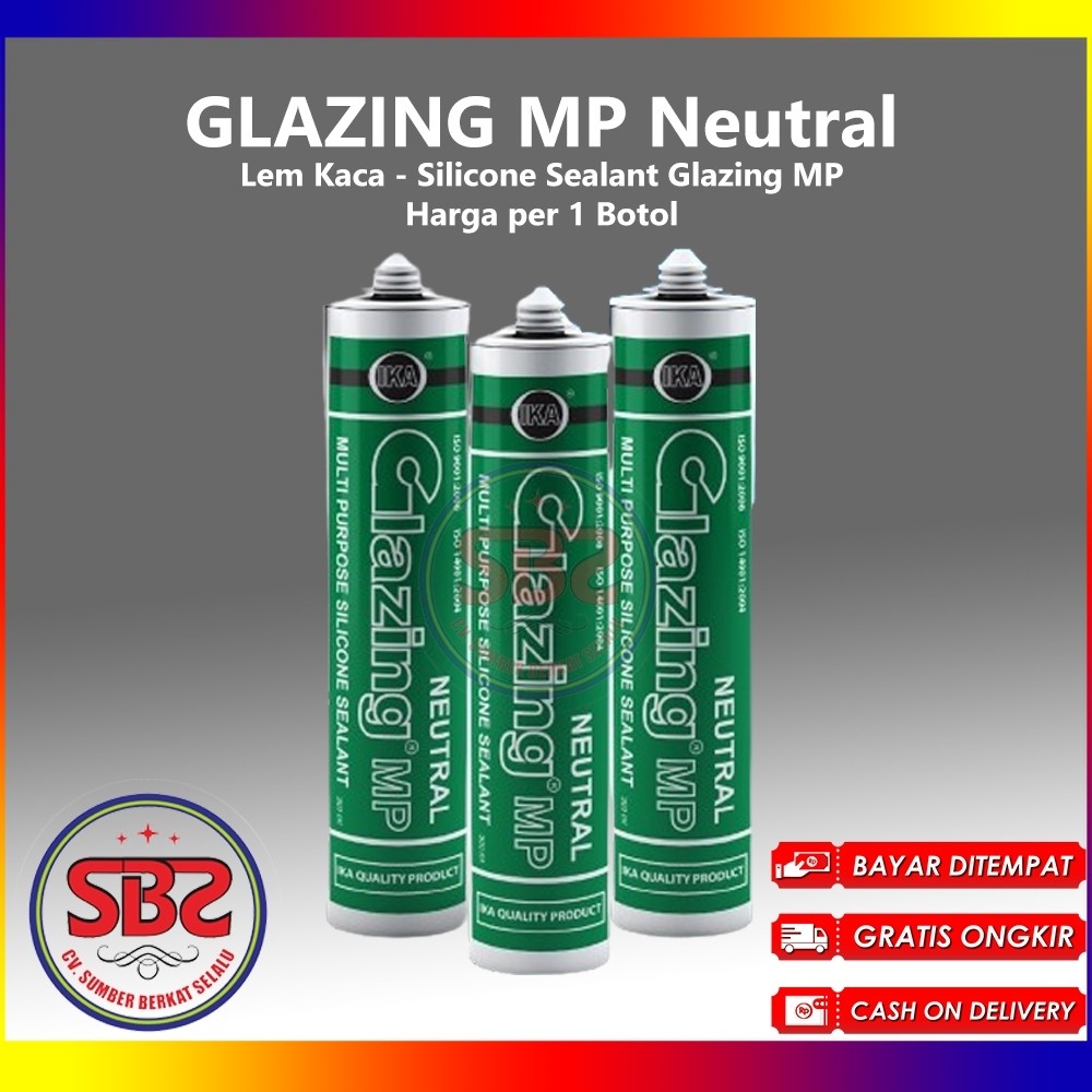 GLAZING MP NEUTRAL - Silicone Sealant GLAZING MP Netral/Lem Kaca Glazing MP