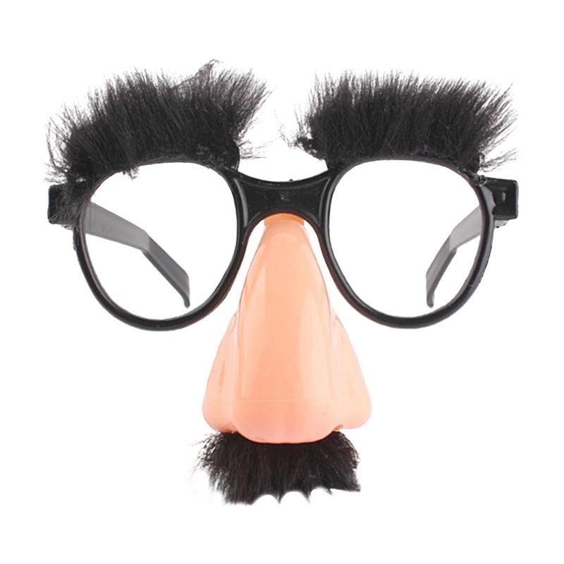 

Funny Disguise Glasses Toy Creative Nose And Mustache Glasses Adult Children Big Nose Tricky Props Halloween Decor Eyeglasses
