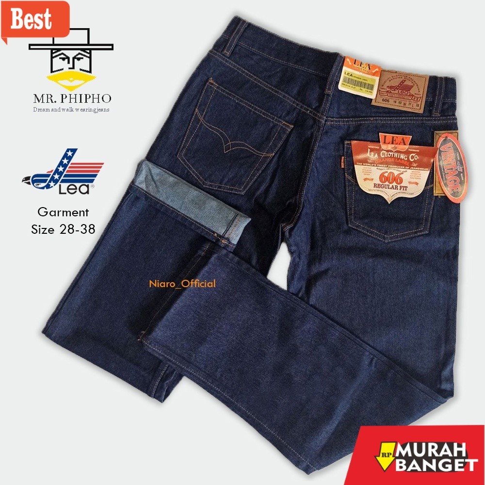 celana panjang pria yang lagi trend Celana Jeans Pria Reguler fit Celana Jeans Pria Kualitas LEA Jen