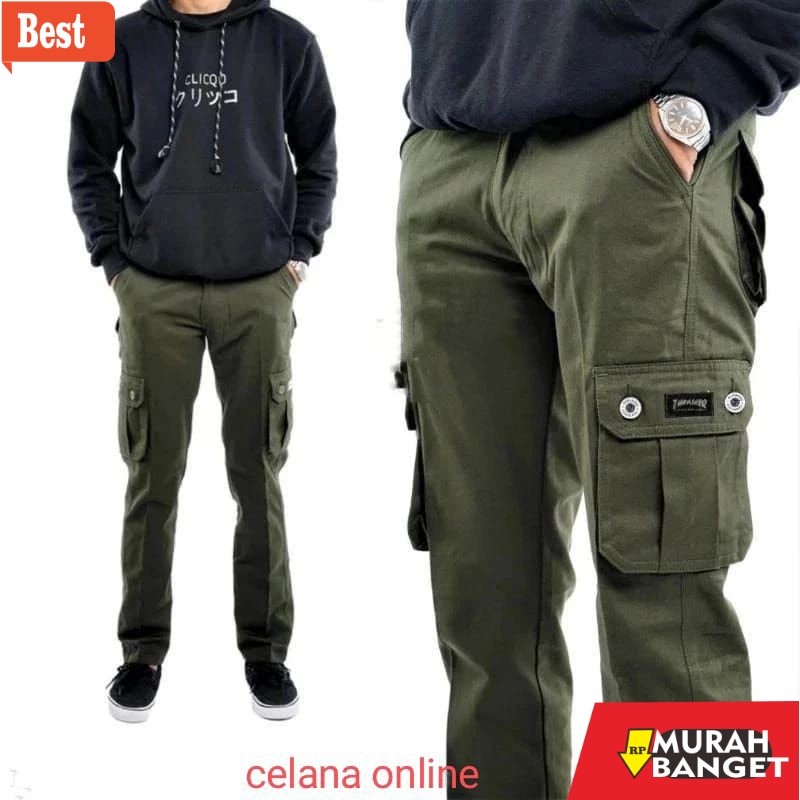 celana cargo panjang pria CELANA CARGO PANJANG PRIA Terlaris