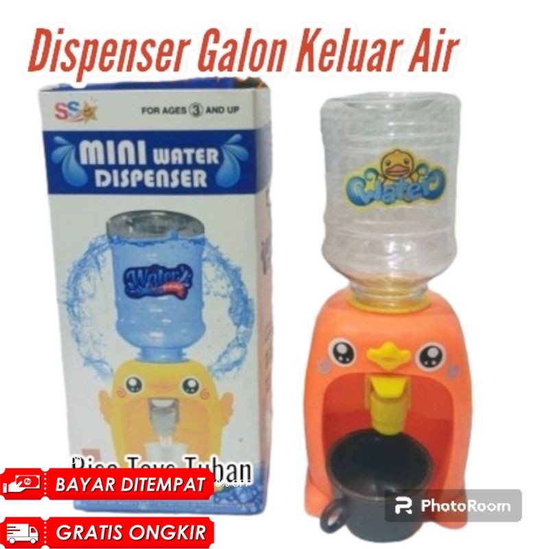 RT- MAINAN DISPENSER TINGGAL PENCET LANGSUNG CURRR, KELUAR AIR (KEMASAN DUS) SS1560