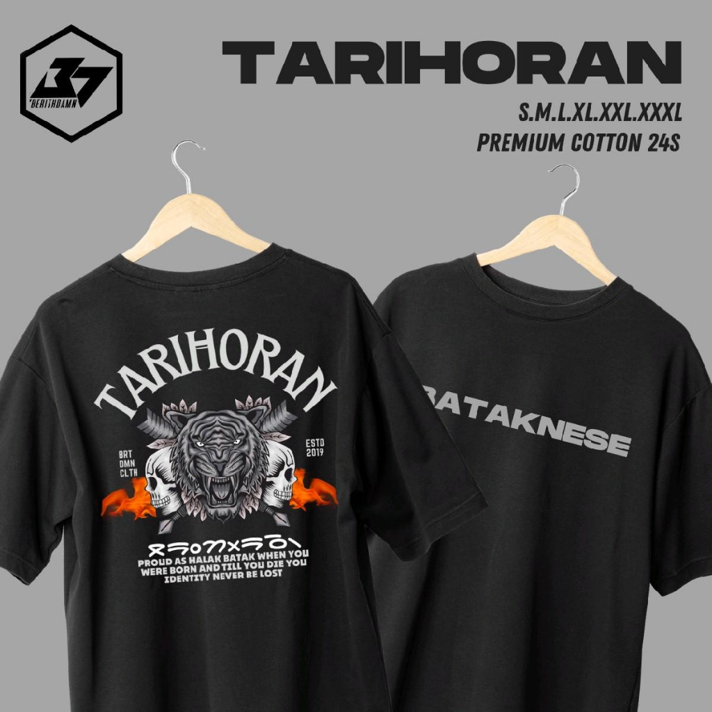 Kaos Batak Marga TARIHORAN Tshirt Cotton - kaos pria - kaos wanita