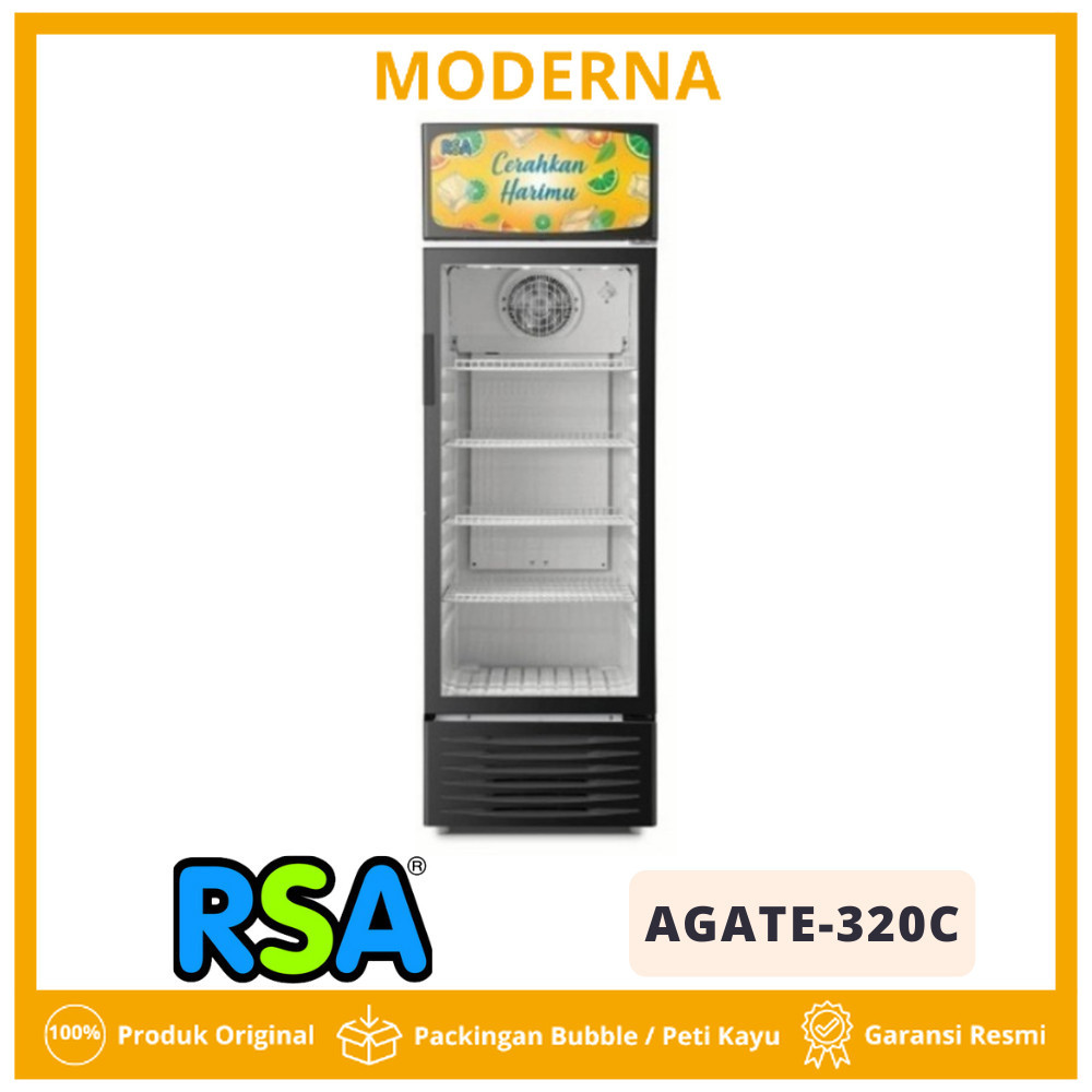 Showcase RSA AGATE-320C Kulkas Pendingin Minuman 1 Pintu