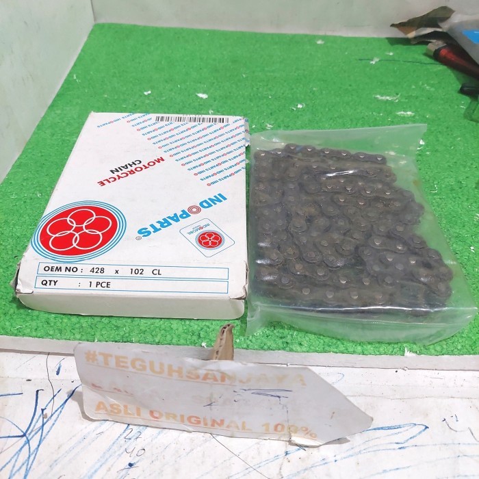 Rante Rantai Sepeda Motor 428-102 CL Asli Original INDOPARTS