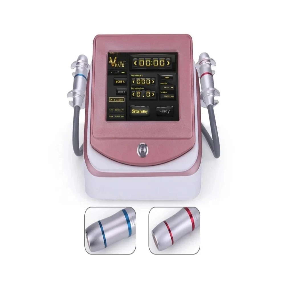 Vmate Vmax Radar Wave Machine 2 Handles Probes 3.0mm 4.5mm Cartridges Unlimited Shots for Facial Lif