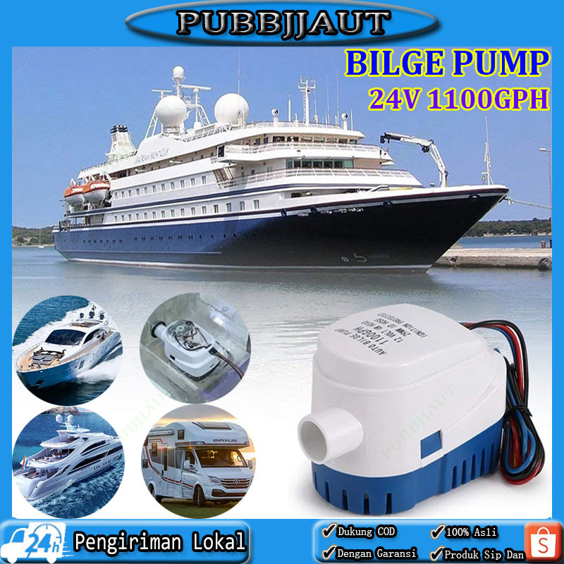 Pompa Air Celup Bilge Pump DC 12V Dan DC 24V Pompa Kuras Air Kapal Pompa Sedot Air Pompa Hisap Air L