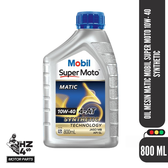 Mobil Super MotoTM 10W-40 800 ML Oli Mesin Motor Matic Honda Original