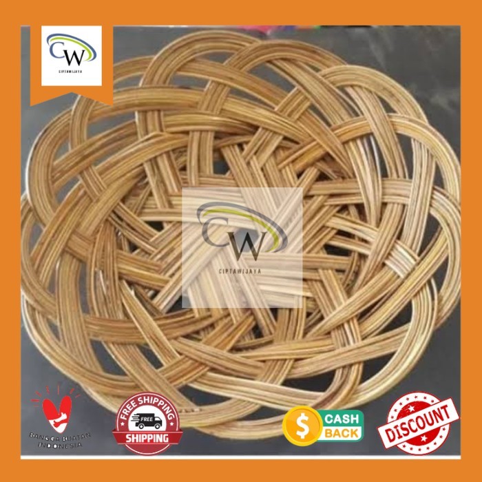 Piring Lidi Anyam/ Piring pesta Lidi anyam