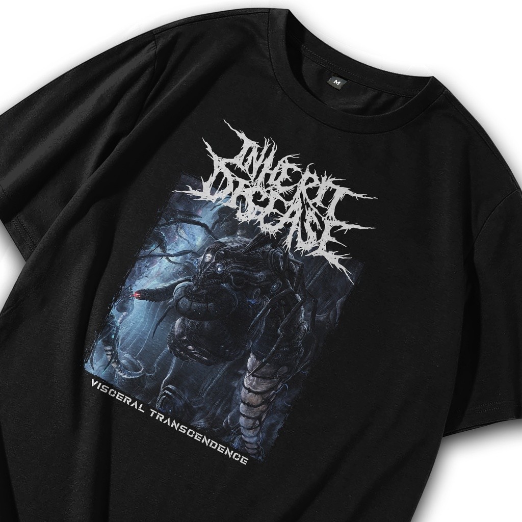 Kaos Metal / Baju Metal / T shirt Metal / Kaos Band Inherit Disease / Tshirt Band Rock / T shirt Ban