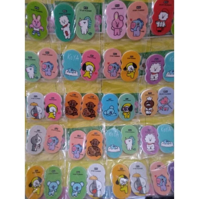 

(2 Pcs) Penghapus BT21