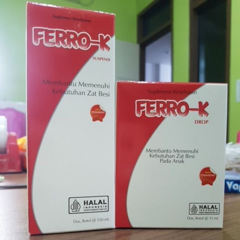 FERRO K DROP & FERRO K SIRUP SUPLEMEN KESEHATAN