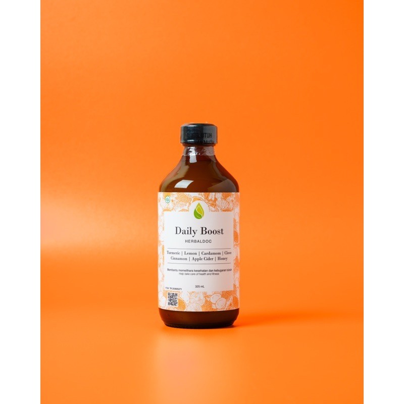 

Immune Booster - Daily Boost ( Jamu Herbal Kunyit Lemon Cuka Apel Madu Dll) Herbaldoc