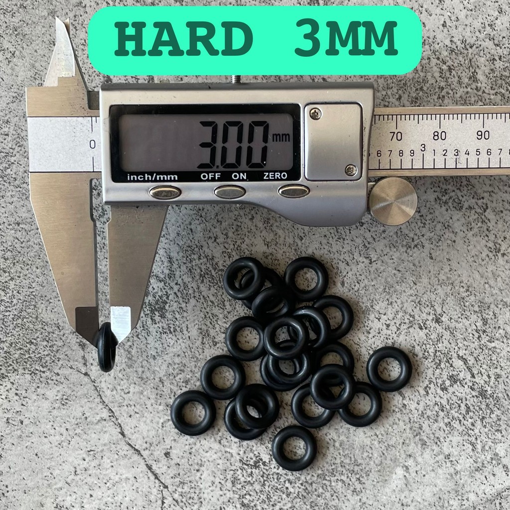 Karet / Rubber O Ring Untuk Roller Naga / Double Roller Tamiya 3mm - HARD