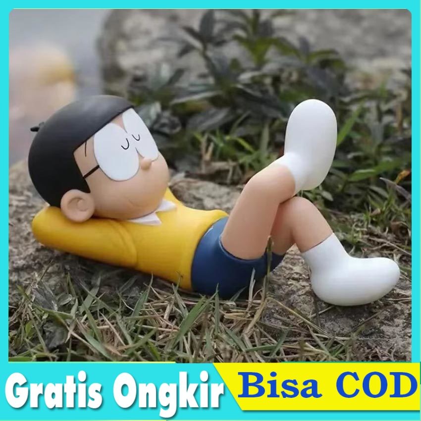 Mainan Static Figure Sleeping Nobita Nobita Tidur Doraemon Figure Panjang Sekitar 7 Inch