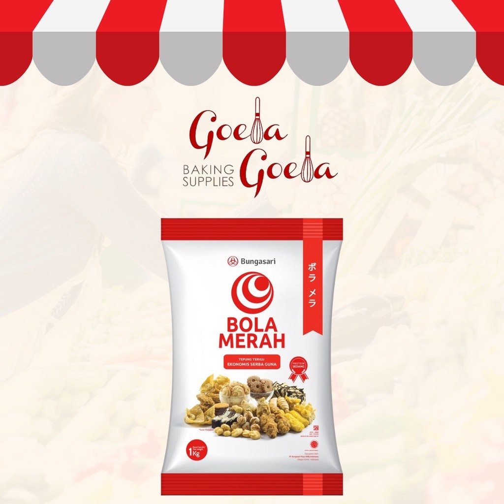 

Tepung Terigu Bola Merah Bungasari 1 kg