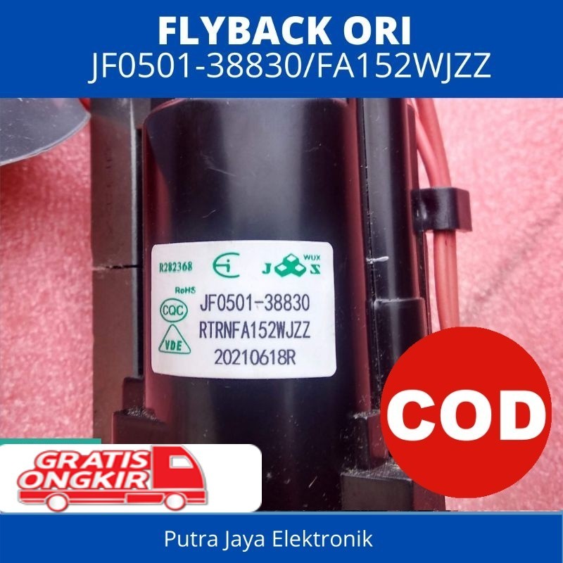 Flyback JF0501 38830 FA152wj untuk tv sharp 29 in