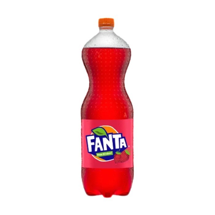 

Fanta Strawberry Minuman bersoda botol 1 liter