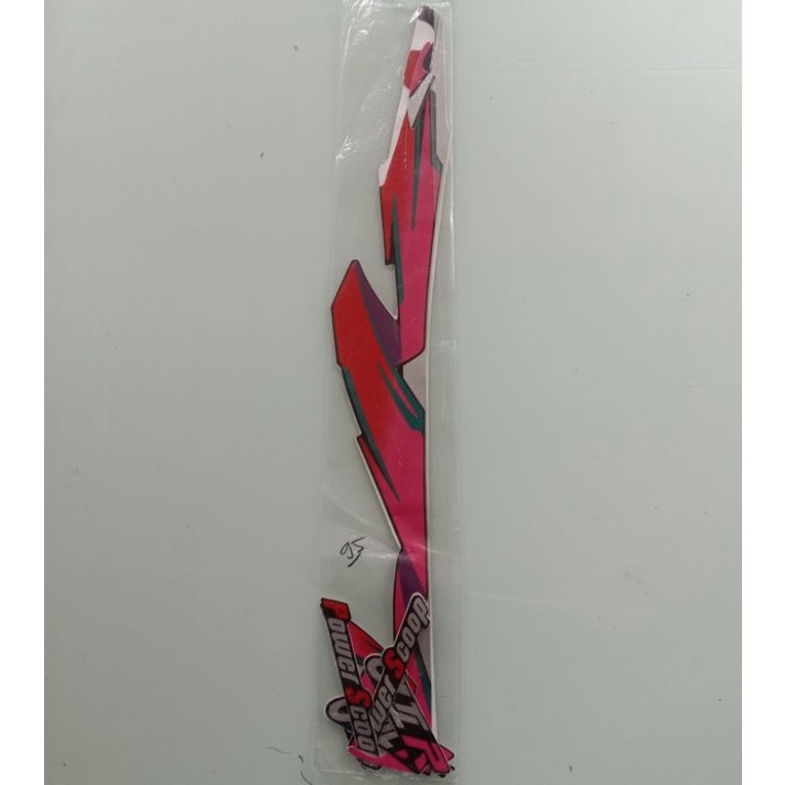 striping sticker Yamaha ALFA 1995 1996 merah