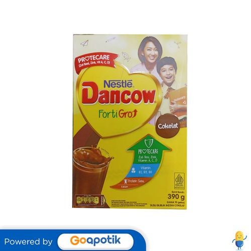 

Dancow Fortigro Rasa Coklat 390 Gram Box