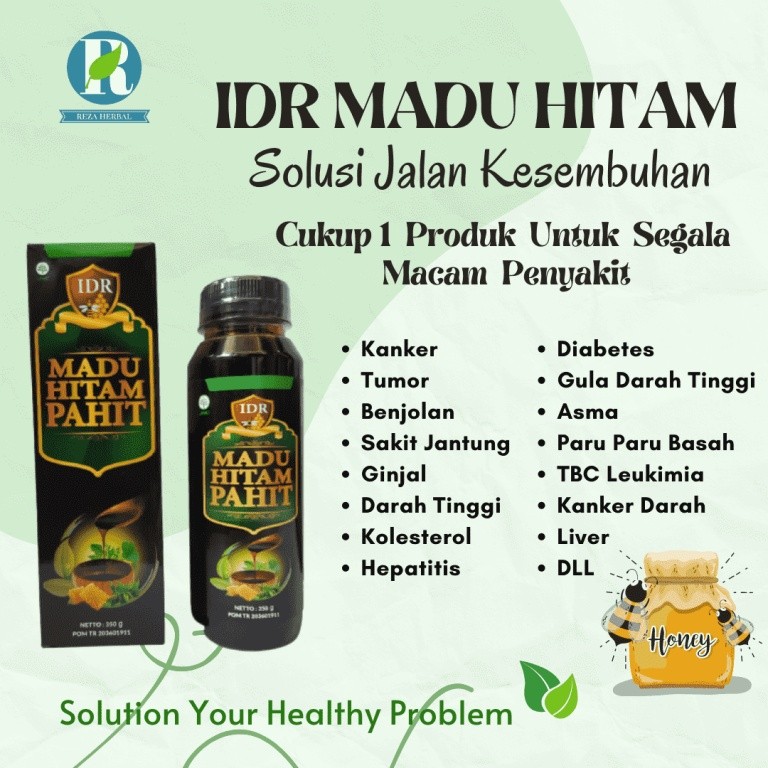 

JUAL PROMO SAYYY...!!! IDR Madu Hitam Pahit Manggis Sirsak